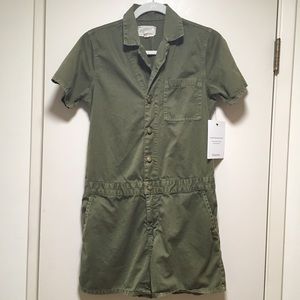 Current/Elliot Army Green Romper